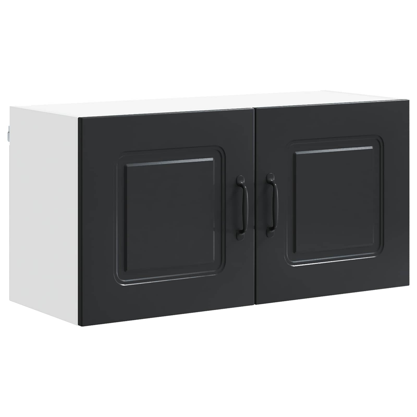 Kitchen Cabinet Kalmar Black 80 x 31 x 40 cm Engineered Wood