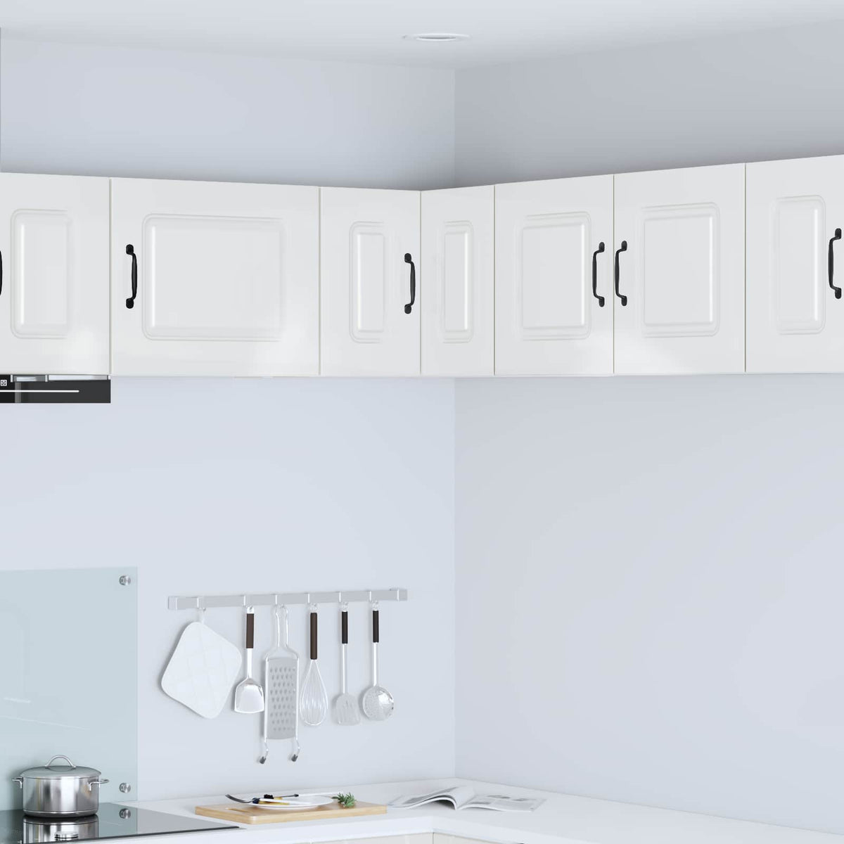 Kitchen Cabinet Kalmar High Gloss White 57 x 57 x 40 cm