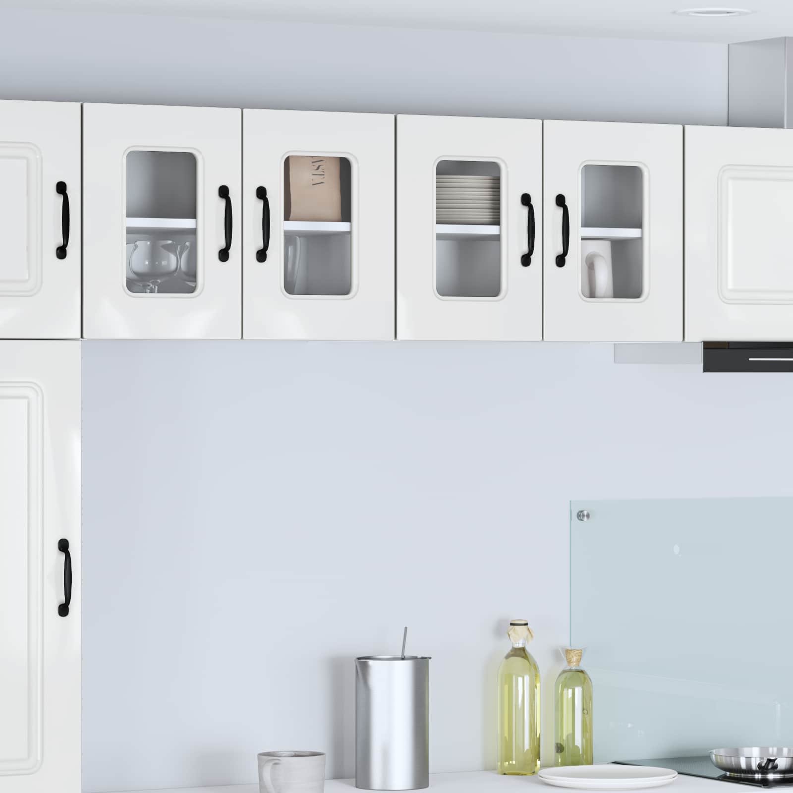 Kitchen Cabinet Kalmar High Gloss White 60 x 31 x 40 cm