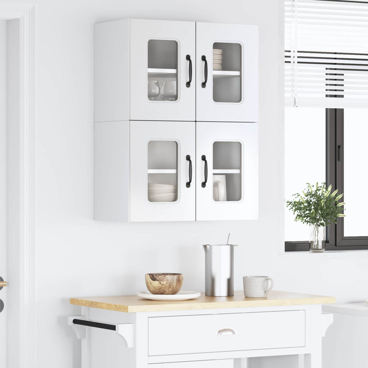Dishwasher Panel Kalmar 2 pcs High Gloss White 60 x 31 x 40 cm