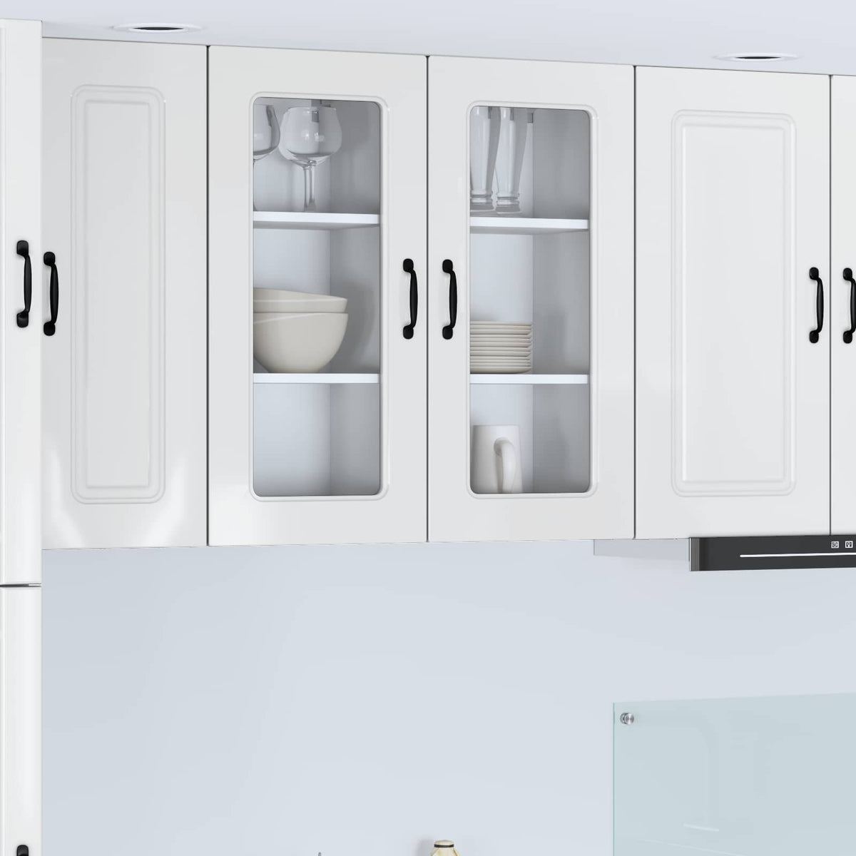 Kitchen Cabinet Kalmar High Gloss White 40 x 31 x 80 cm