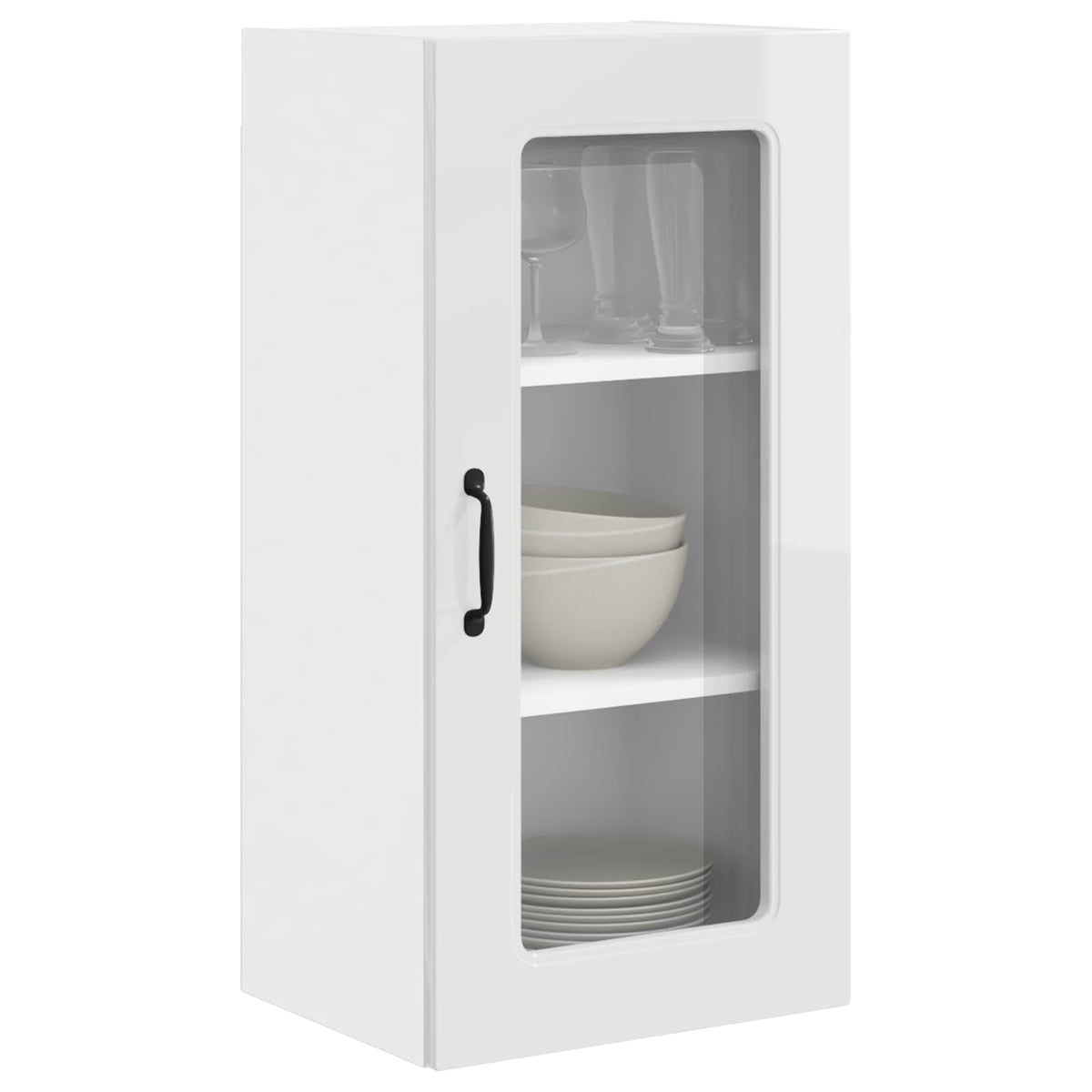 Kitchen Cabinet Kalmar High Gloss White 40 x 31 x 80 cm