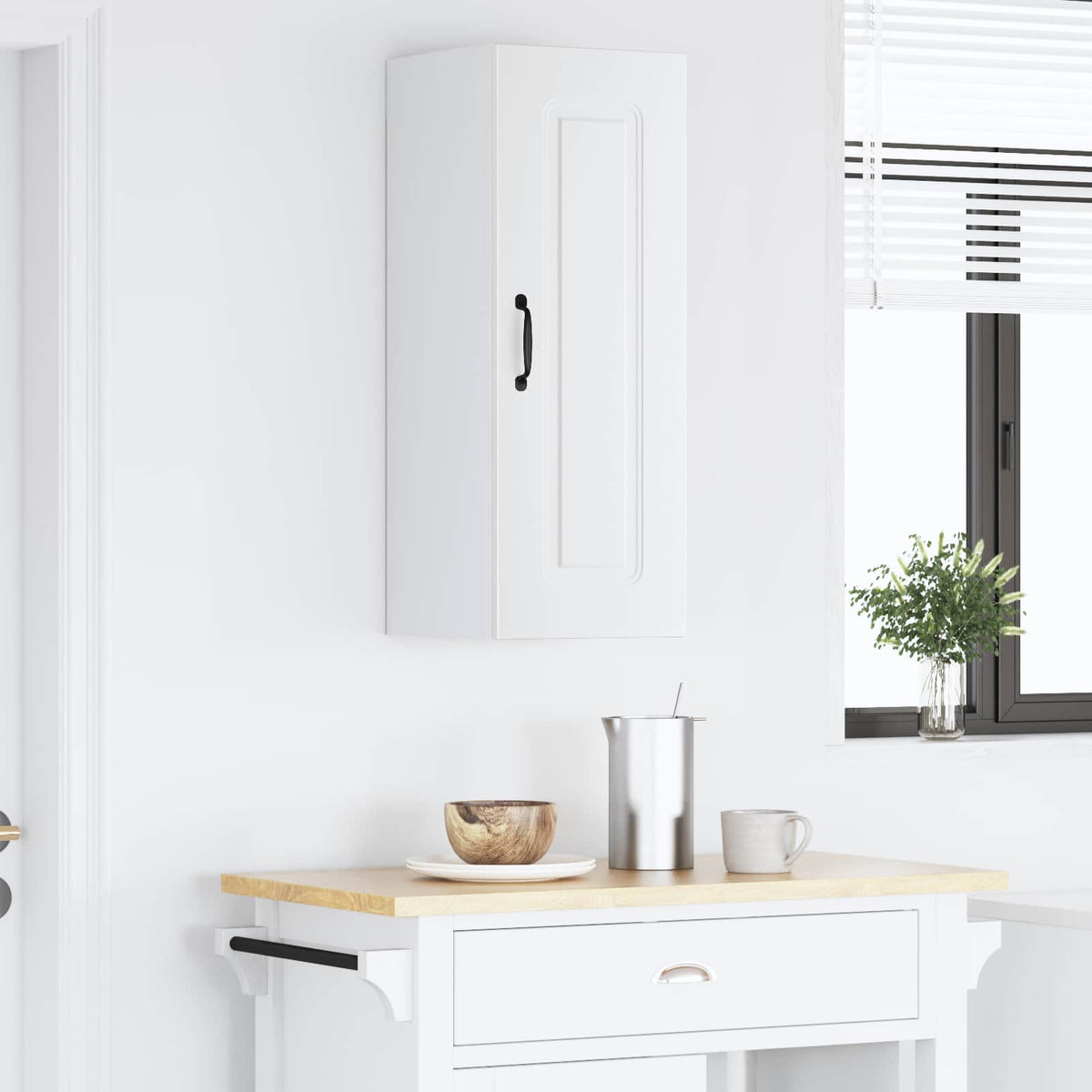Kitchen Cabinet Kalmar White 30 x 31 x 80 cm Engineered Wood