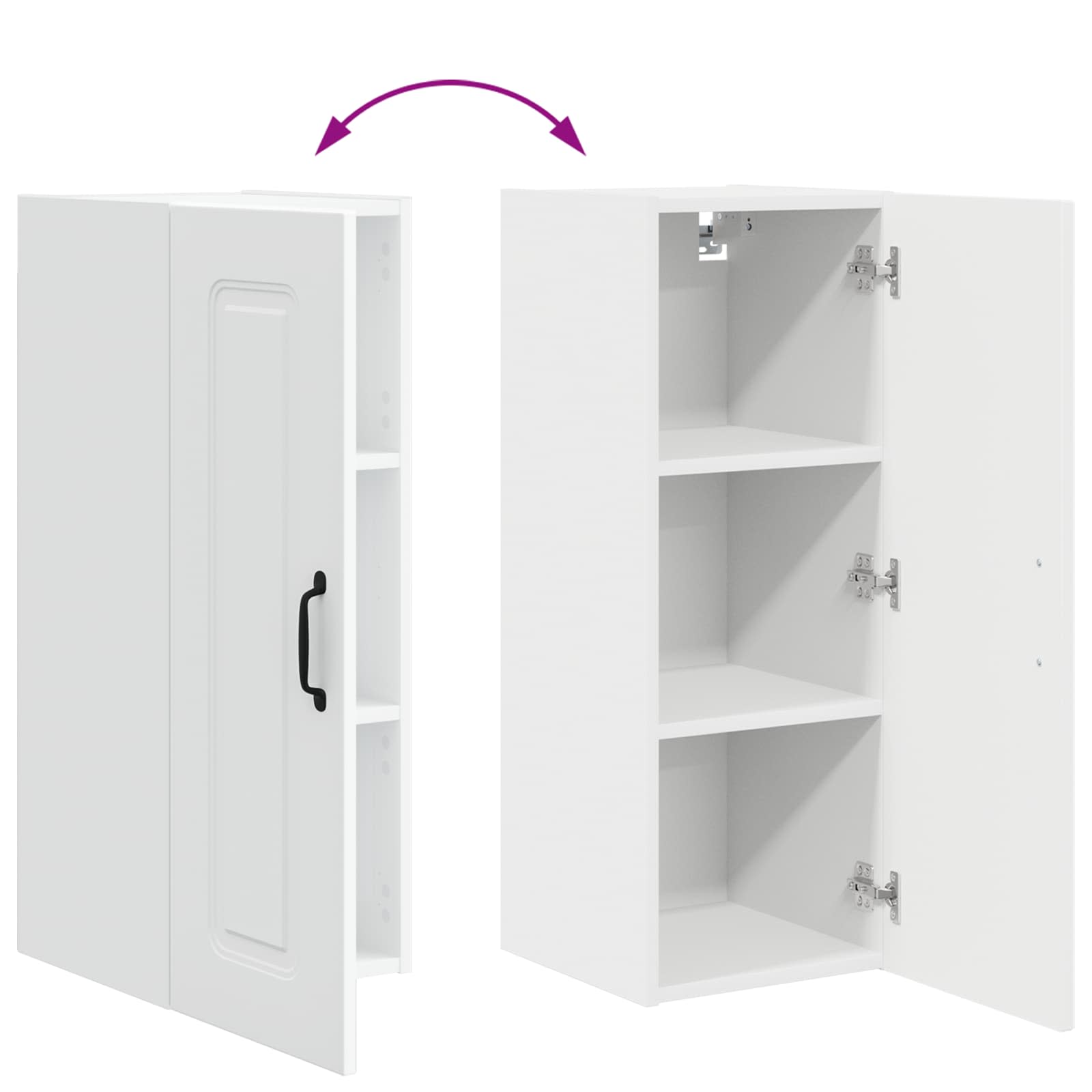 Kitchen Cabinet Kalmar White 30 x 31 x 80 cm Engineered Wood