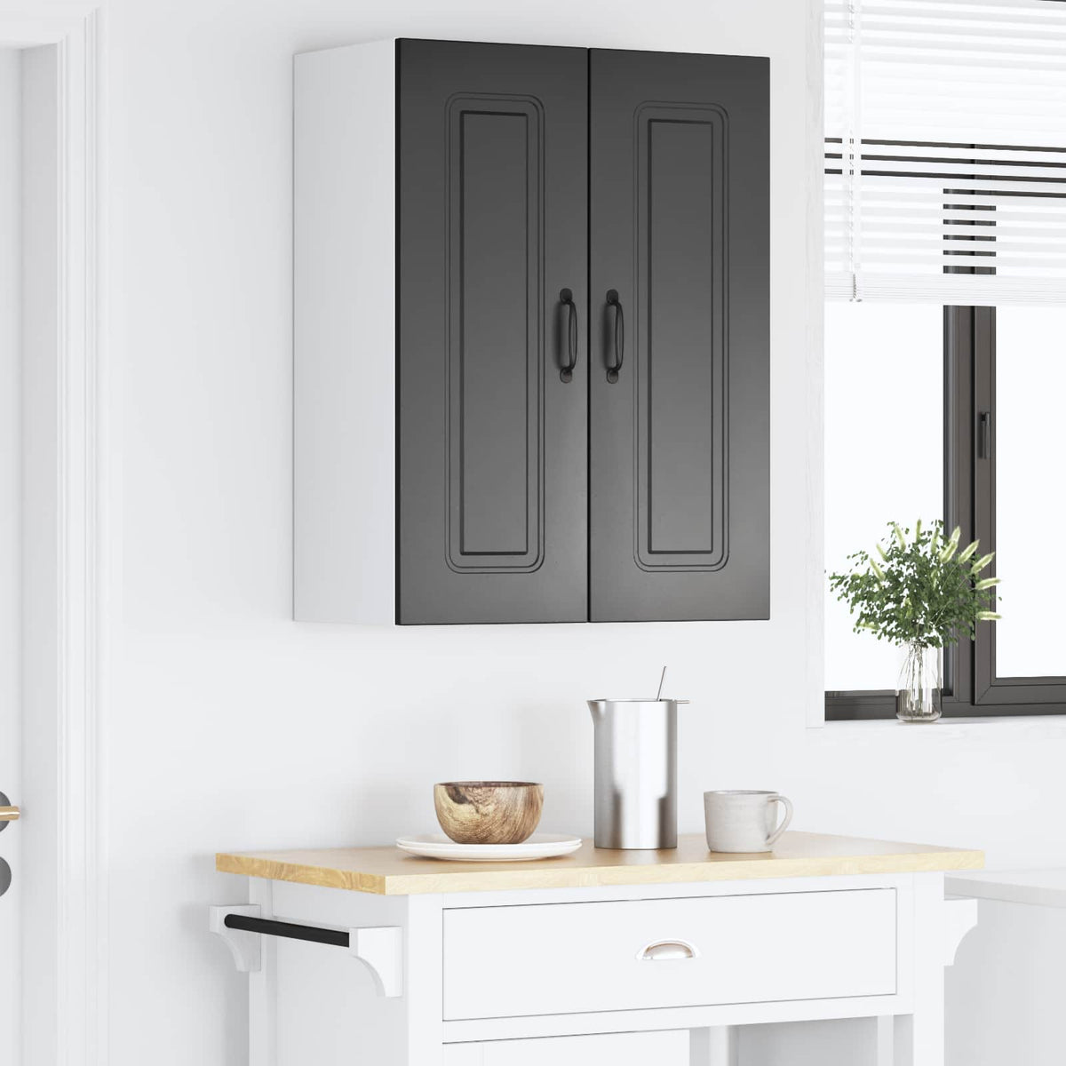 Dishwasher Panel Kalmar 2 pcs Black 30 x 31 x 80 cm