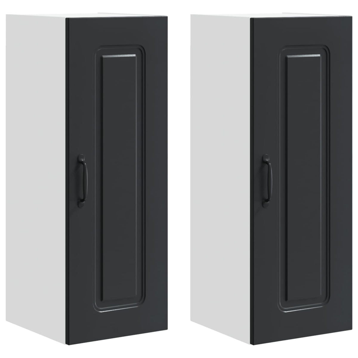 Dishwasher Panel Kalmar 2 pcs Black 30 x 31 x 80 cm