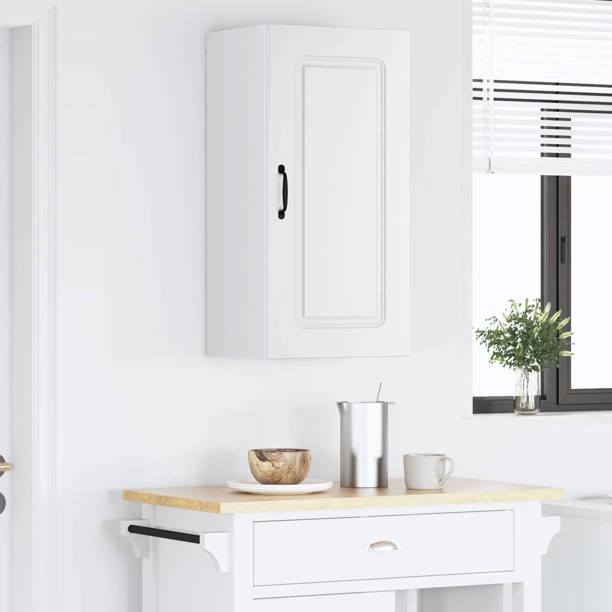 Kitchen Cabinet Kalmar White 40 x 31 x 80 cm Engineered Wood