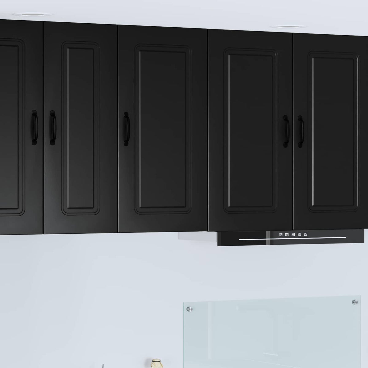 Kitchen Cabinet Kalmar Black 40 x 31 x 80 cm Engineered Wood