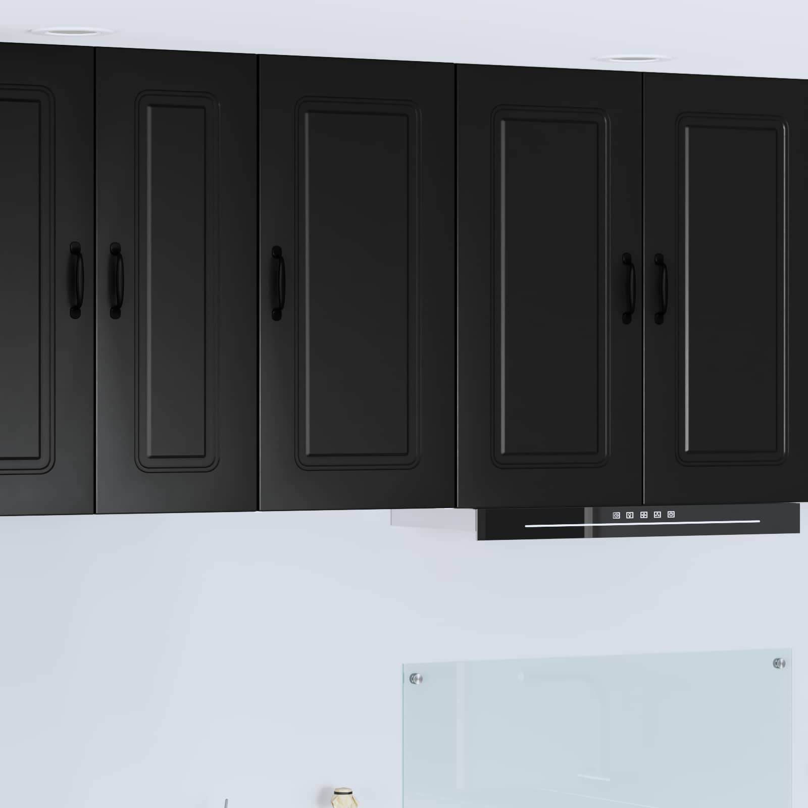 Kitchen Cabinet Kalmar Black 40 x 31 x 80 cm Engineered Wood