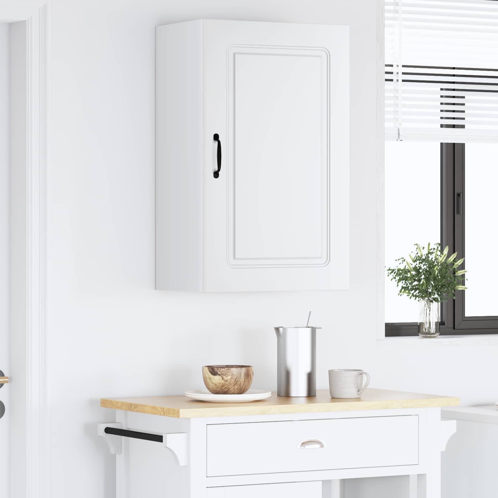 Kitchen Cabinet Kalmar White 50 x 31 x 80 cm Engineered Wood