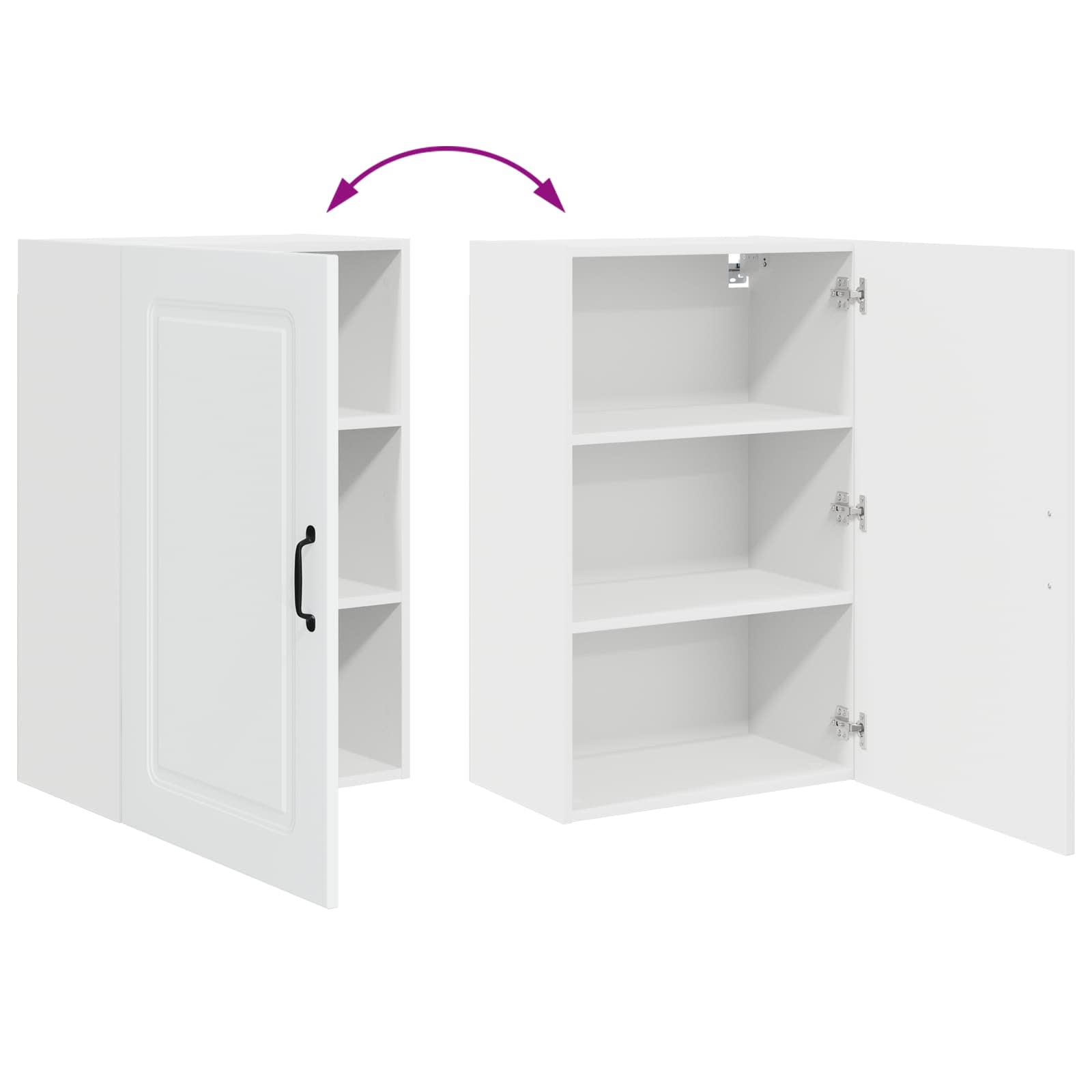 Kitchen Cabinet Kalmar White 50 x 31 x 80 cm Engineered Wood