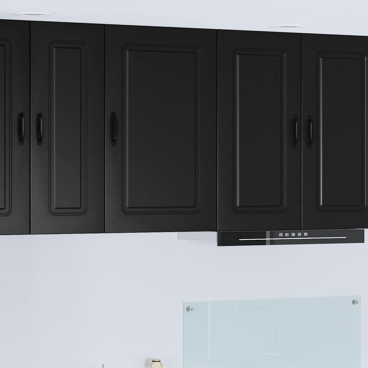 Dishwasher Panel Kalmar Black 50 x 31 x 80 cm Engineered Wood