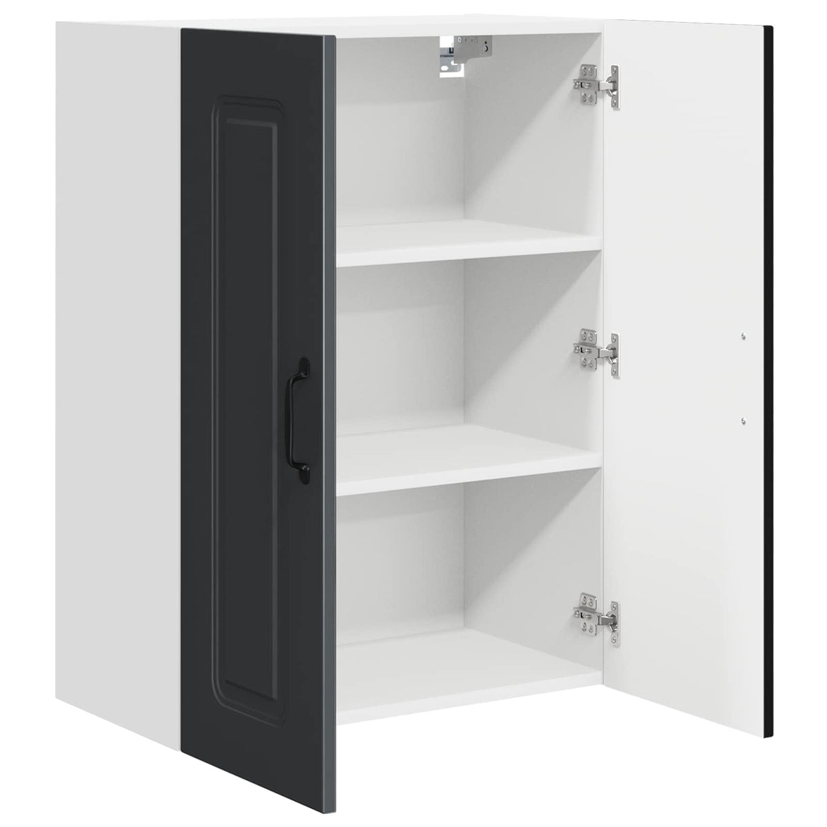 Kitchen Cabinet Kalmar Black 60 x 31 x 80 cm Engineered Wood