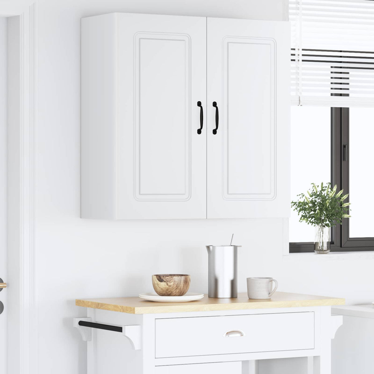 Kitchen Cabinet Kalmar White 80 x 31 x 80 cm Engineered Wood