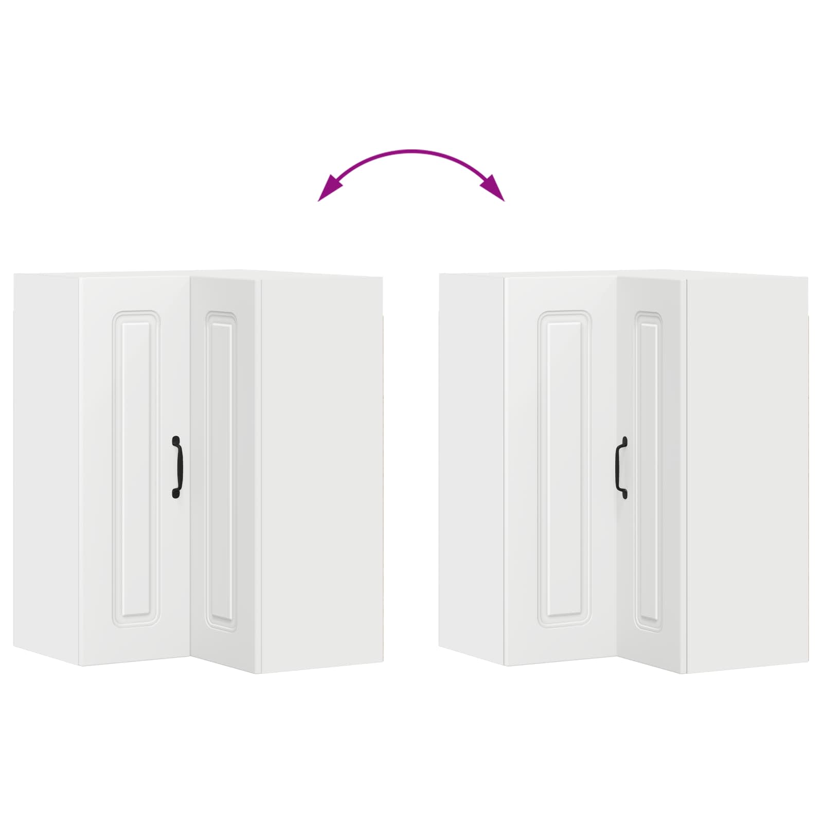 Kitchen Cabinet Kalmar White 57 x 57 x 80 cm Engineered Wood