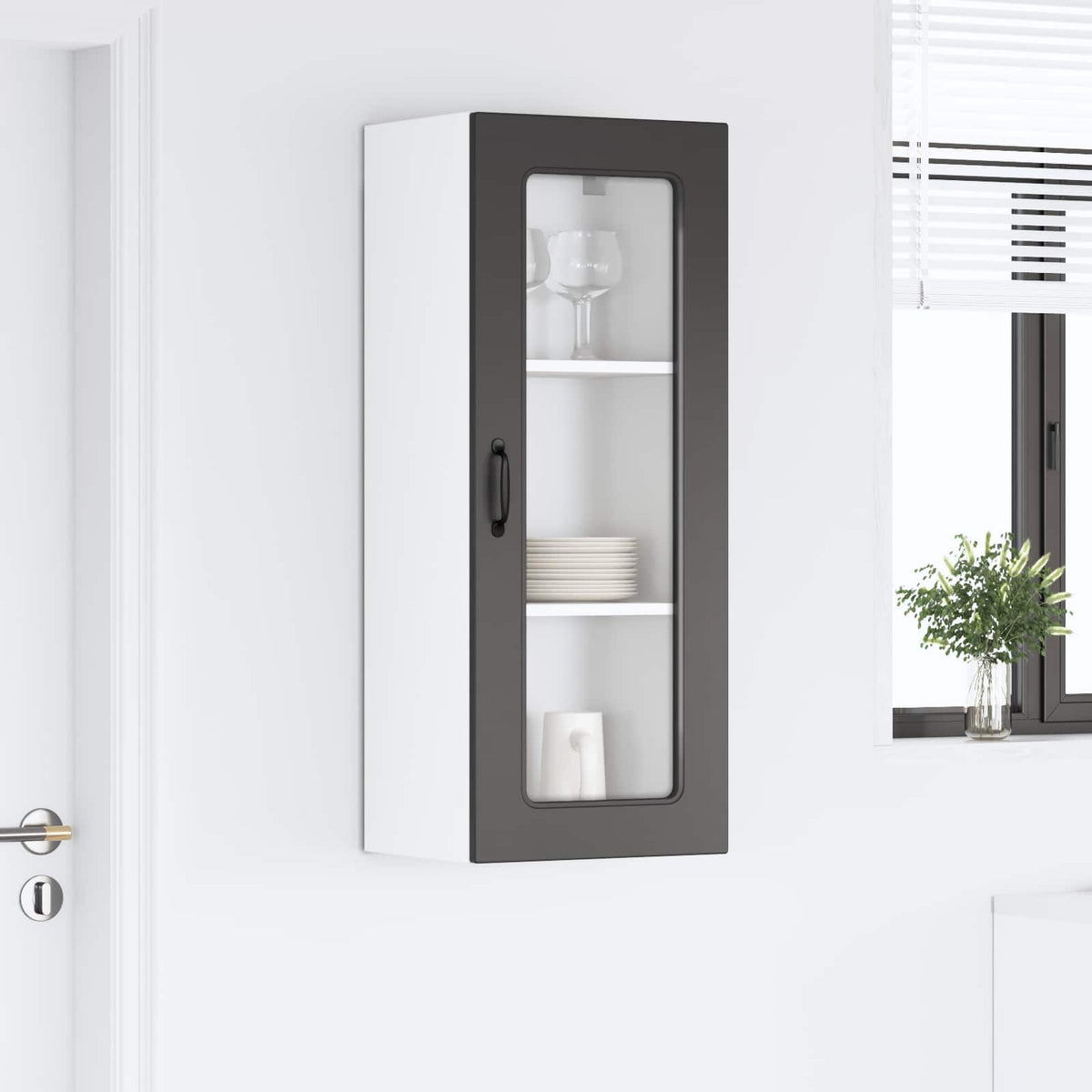 Kitchen Cabinet Kalmar Black 40 x 31 x 100 cm Engineered Wood