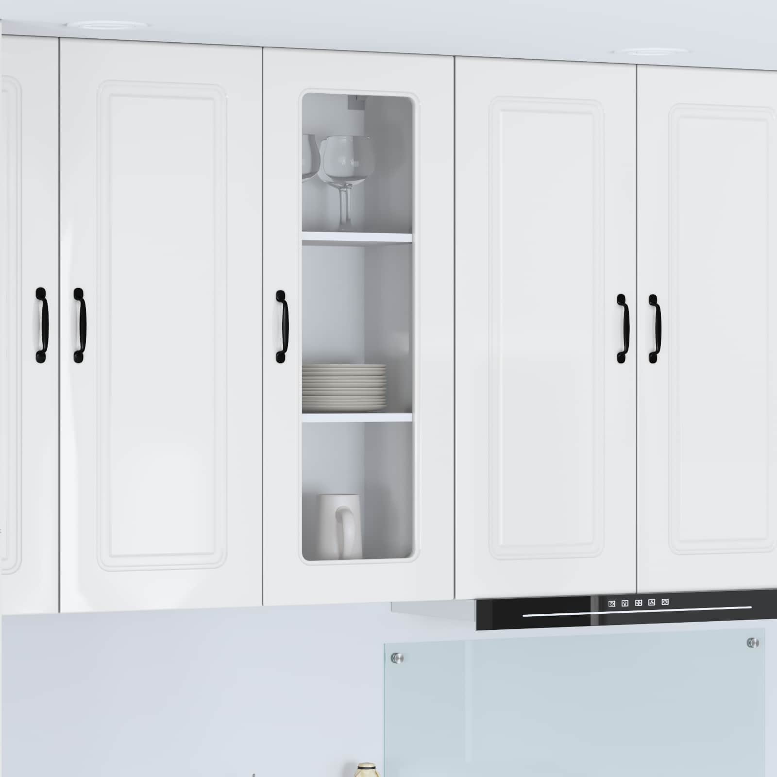 Kitchen Cabinet Kalmar High Gloss White 40 x 31 x 100 cm