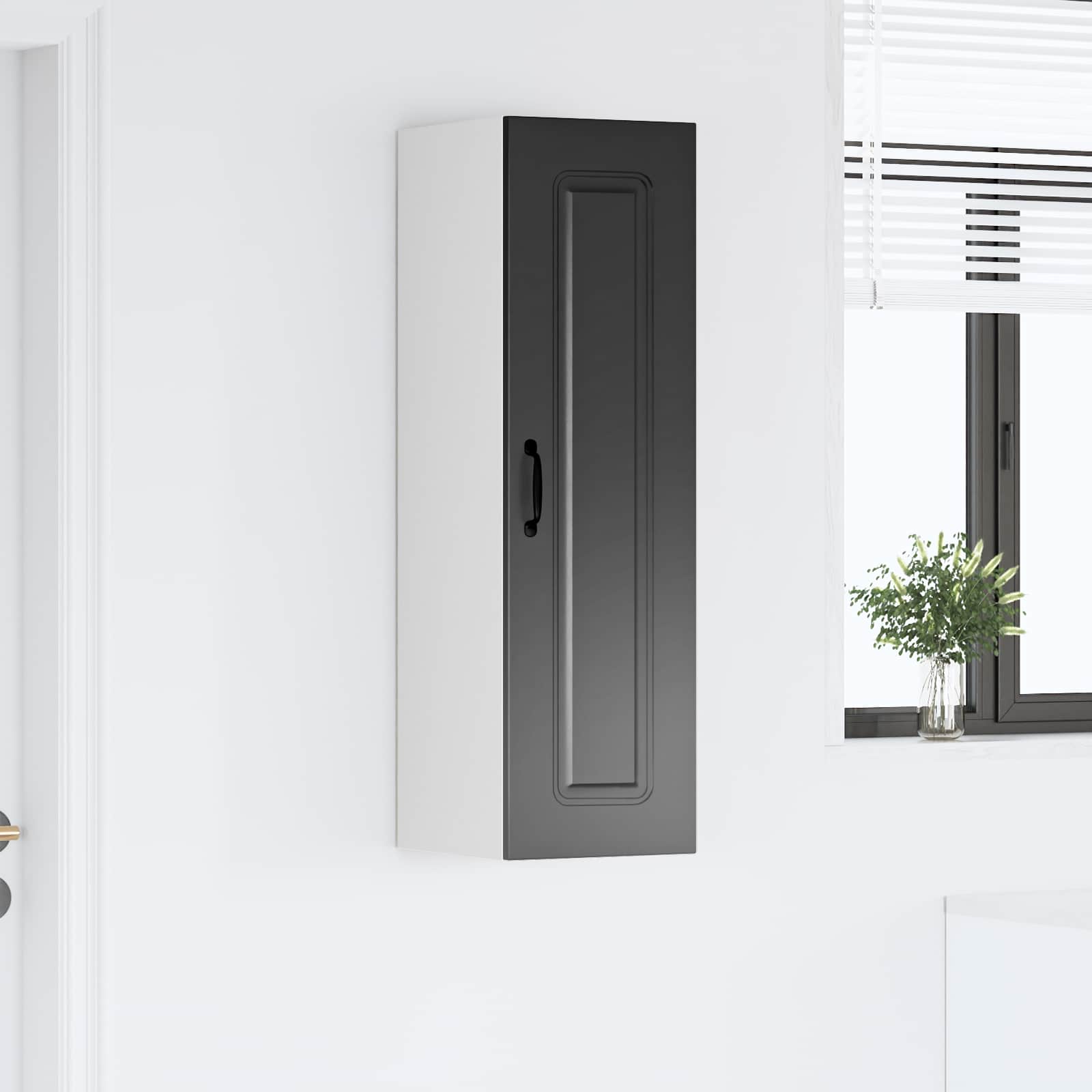 Kitchen Cabinet Kalmar Black 30 x 31 x 100 cm Engineered Wood