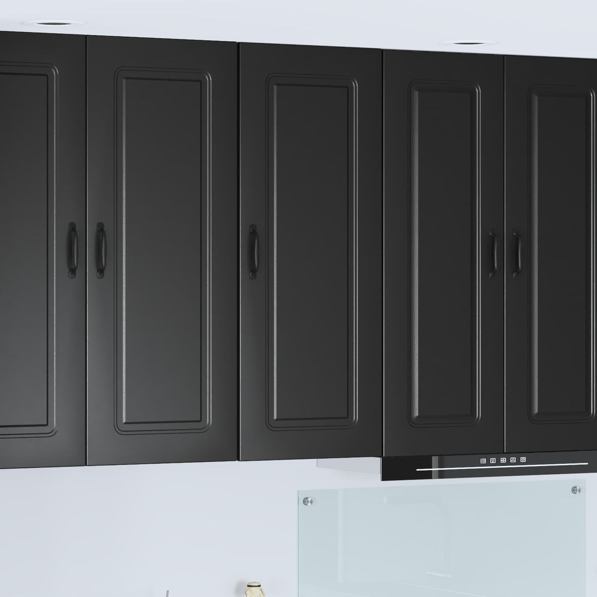 Kitchen Cabinet Kalmar Black 40 x 31 x 100 cm Engineered Wood