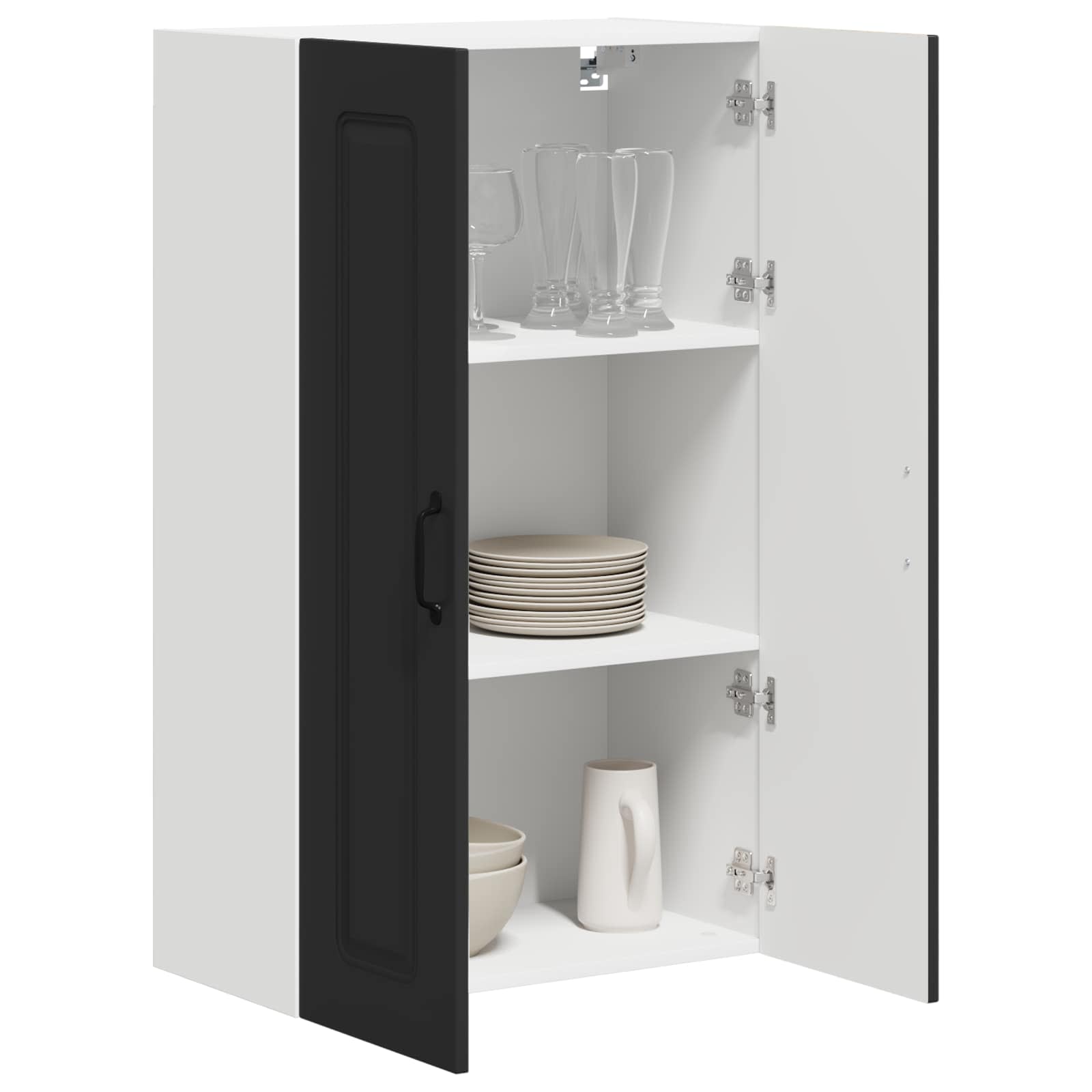 Kitchen Cabinet Kalmar Black 60 x 31 x 100 cm Engineered Wood