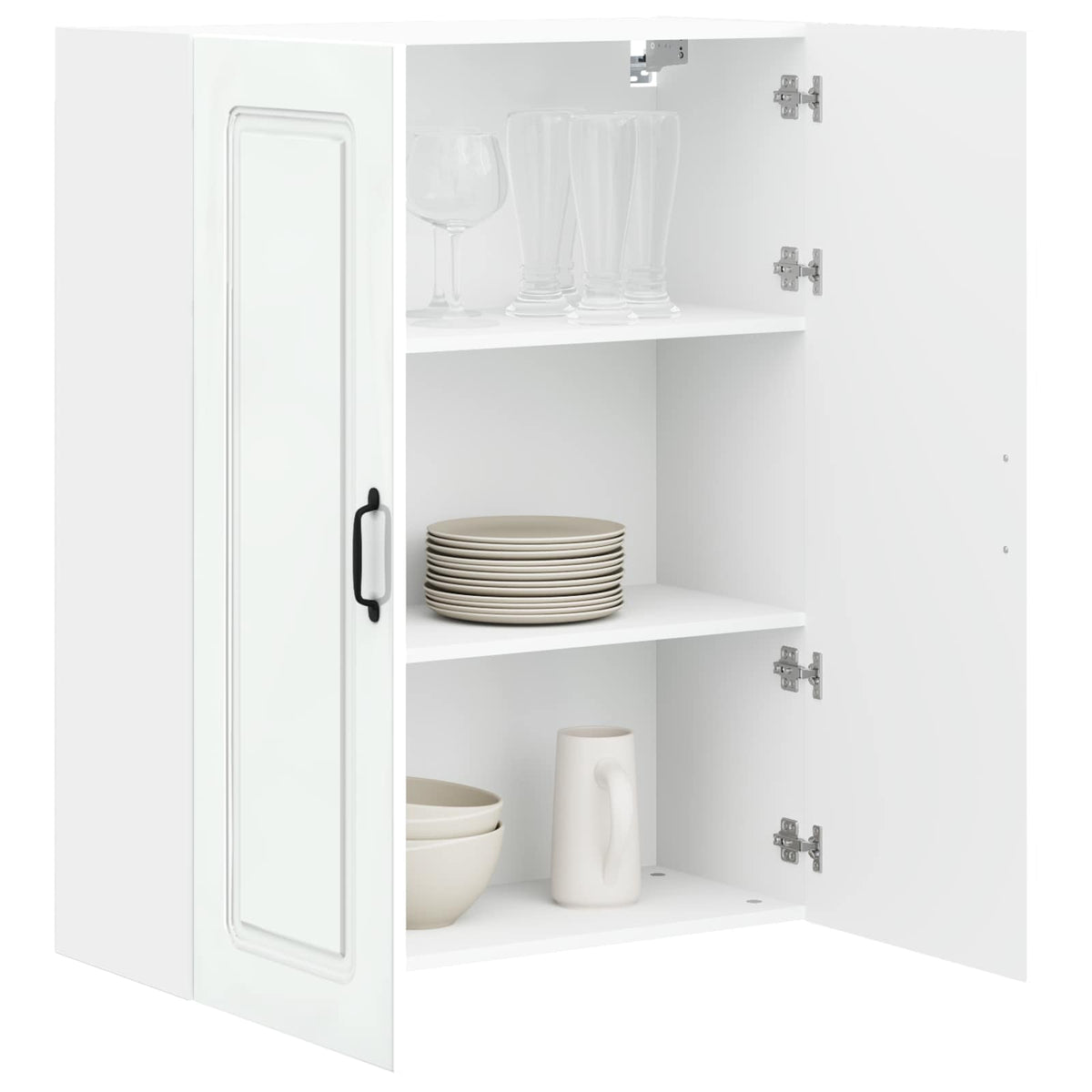 Kitchen Cabinet Kalmar High Gloss White 80 x 31 x 100 cm