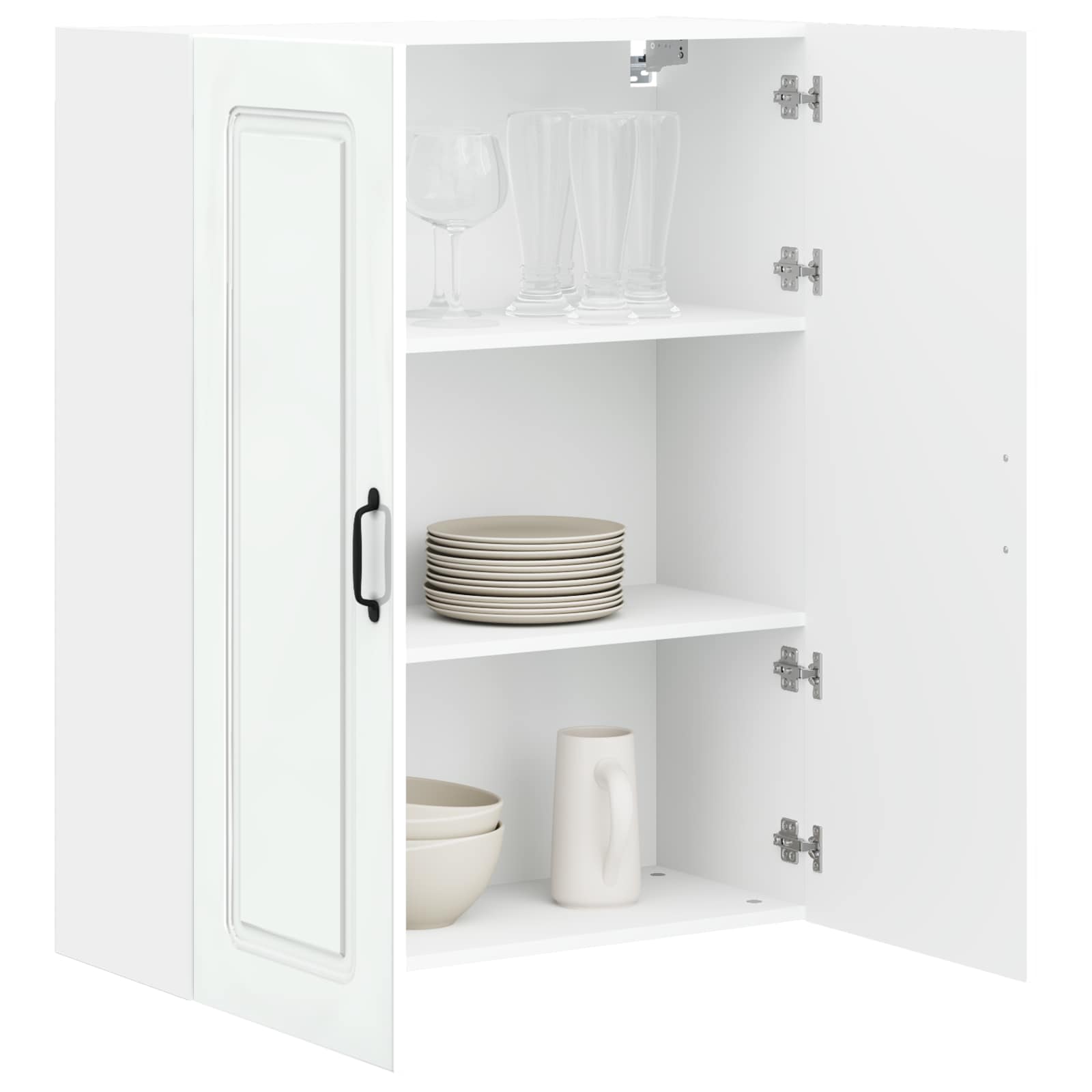 Kitchen Cabinet Kalmar High Gloss White 80 x 31 x 100 cm