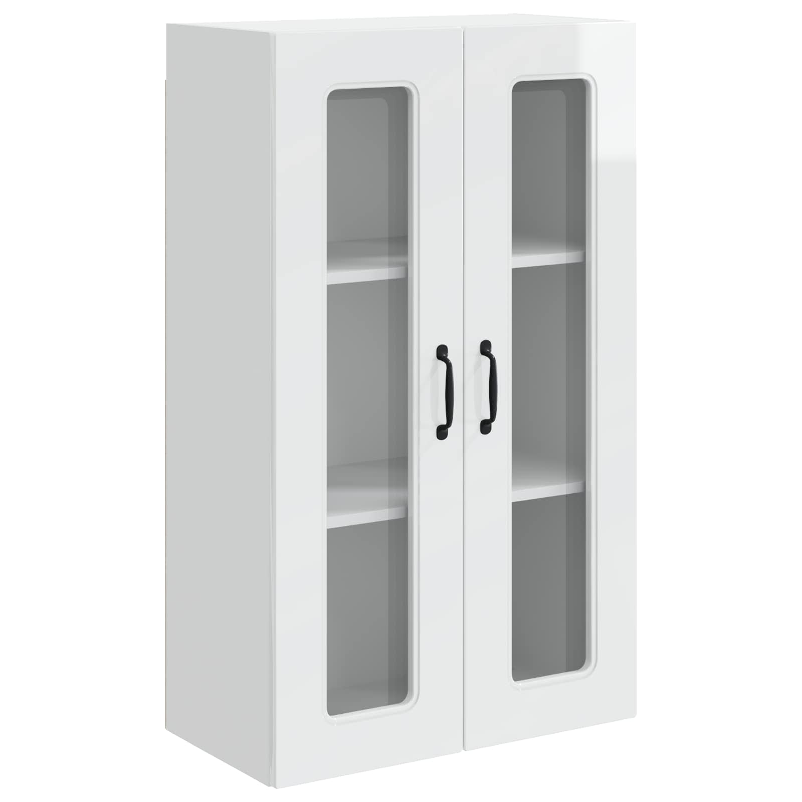 Kitchen Cabinet Kalmar High Gloss White 60 x 31 x 100 cm