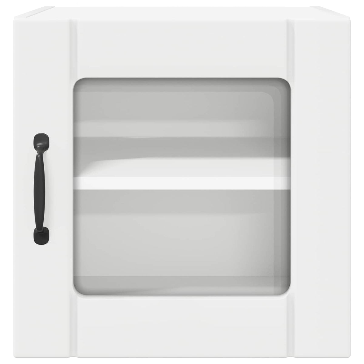 Wall Glass Cabinet LUCCA 2 pcs White 40 x 31 x 40 cm