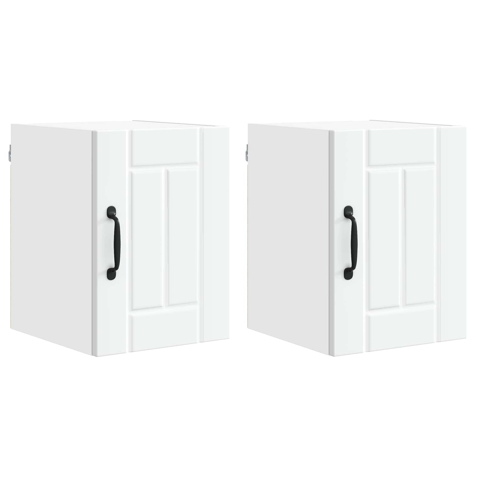 Wall Cabinet LUCCA 2 pcs White 30 x 31 x 40 cm Engineered Wood