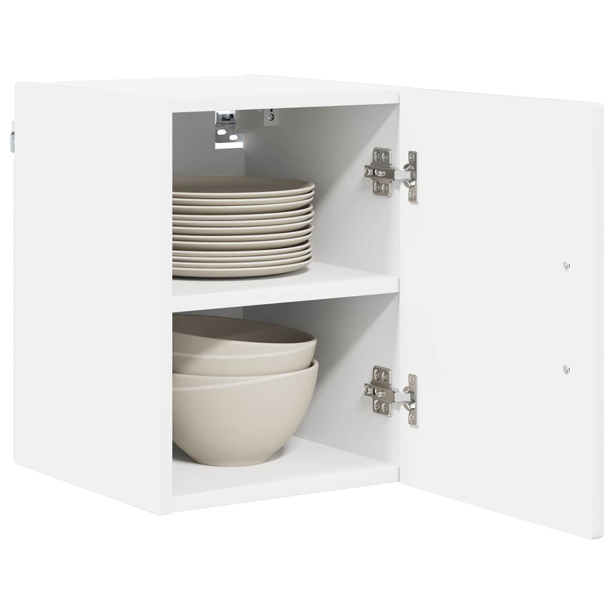 Wall Cabinet LUCCA 2 pcs High Gloss White 30 x 31 x 40 cm