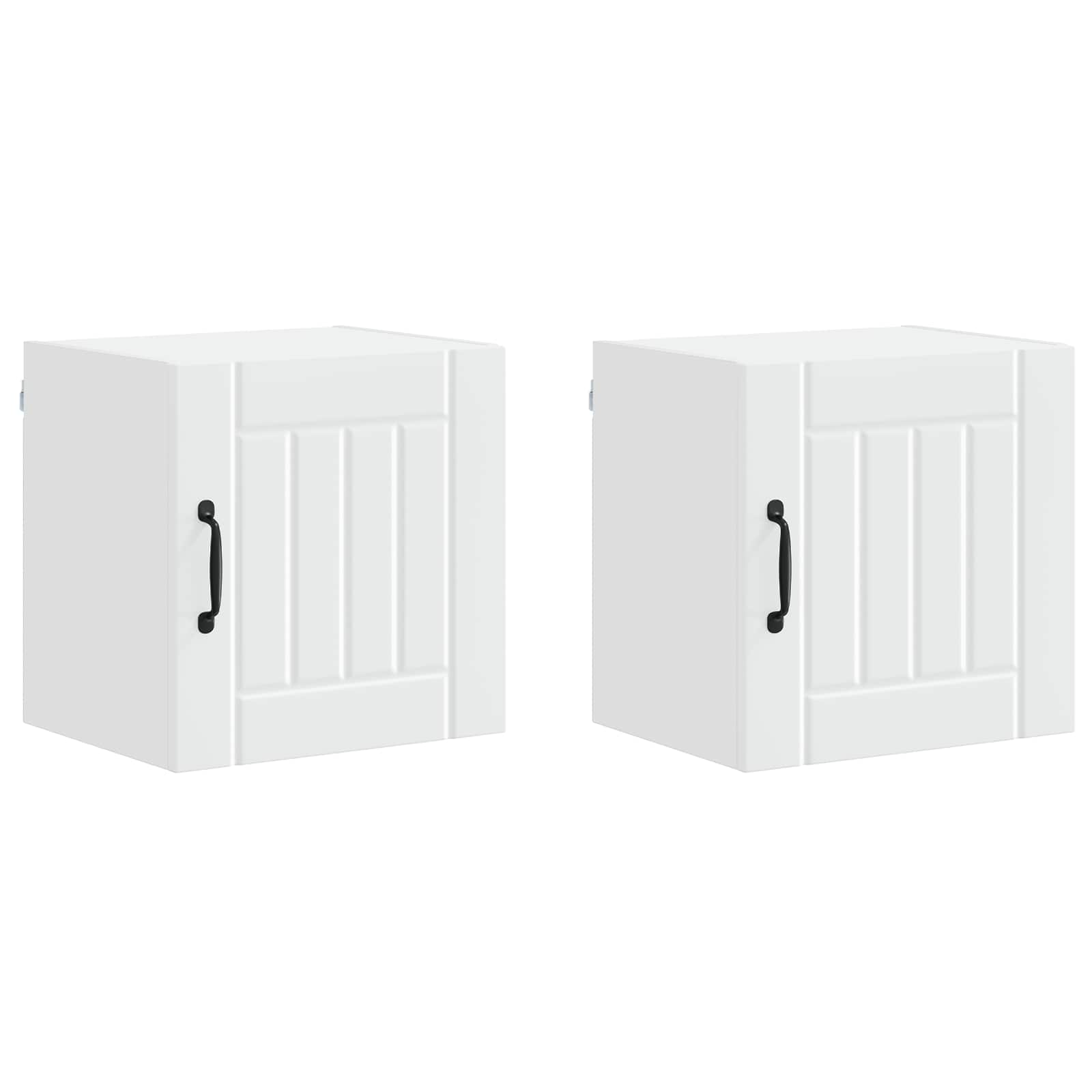 Kitchen Cabinet 2 pcs White 40 x 31 x 40 cm Engineered Wood