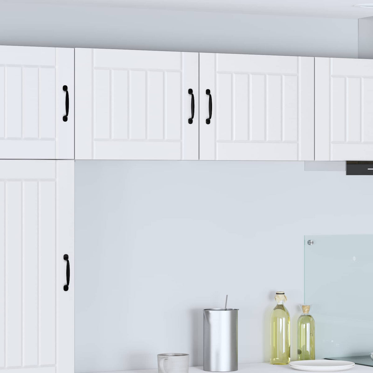 Wall Cabinet LUCCA 2 pcs White 50 x 31 x 40 cm Engineered Wood