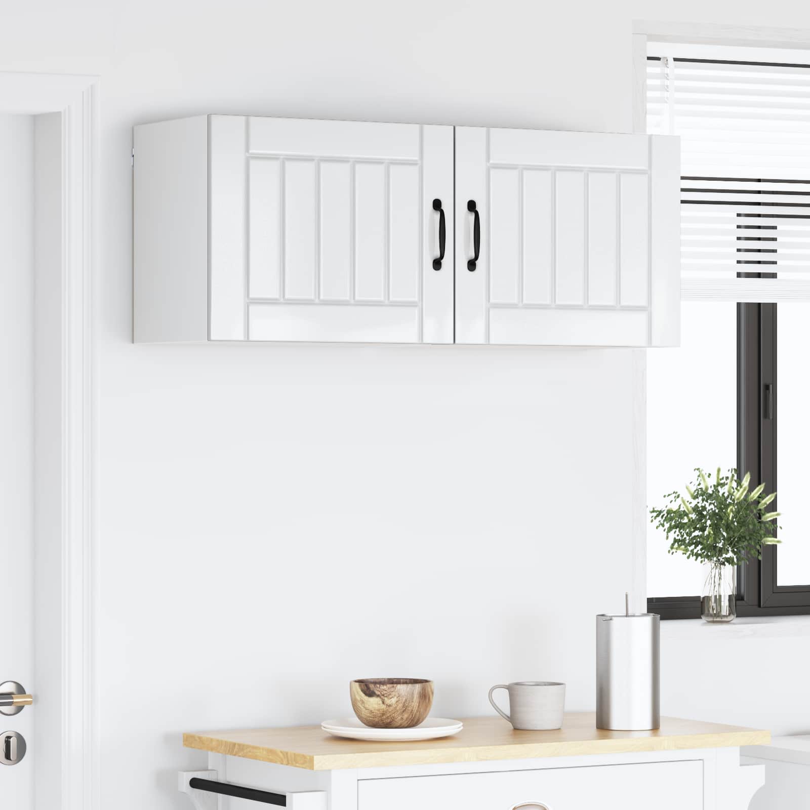 Kitchen Cabinet 2 pcs High Gloss White 50 x 31 x 40 cm