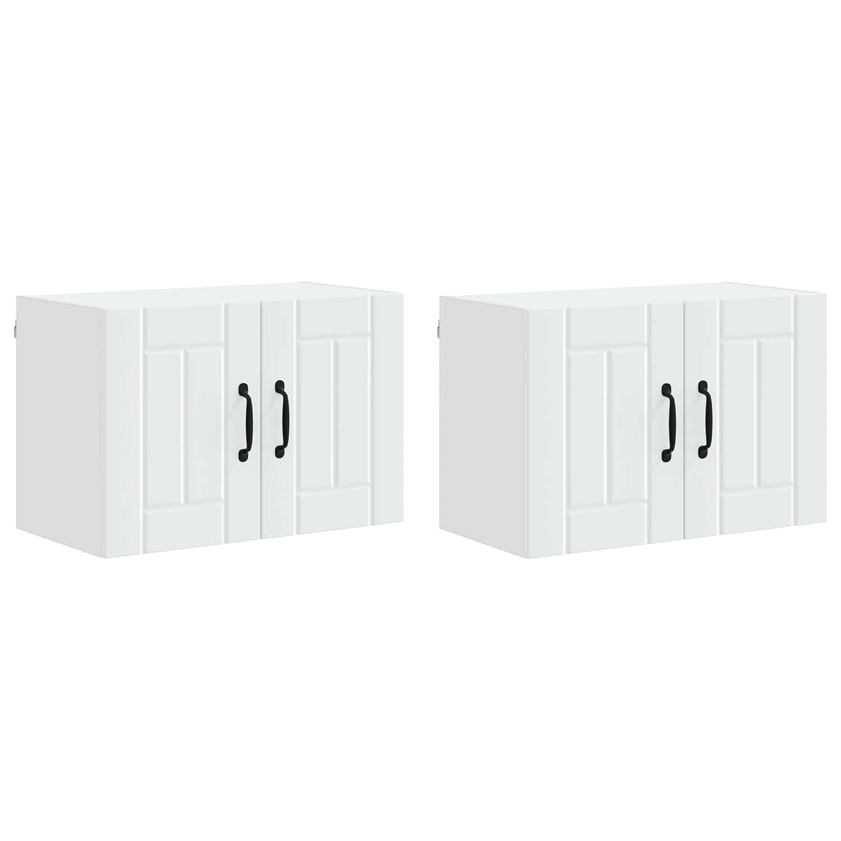 Kitchen Cabinet 2 pcs White 60 x 31 x 40 cm Engineered Wood