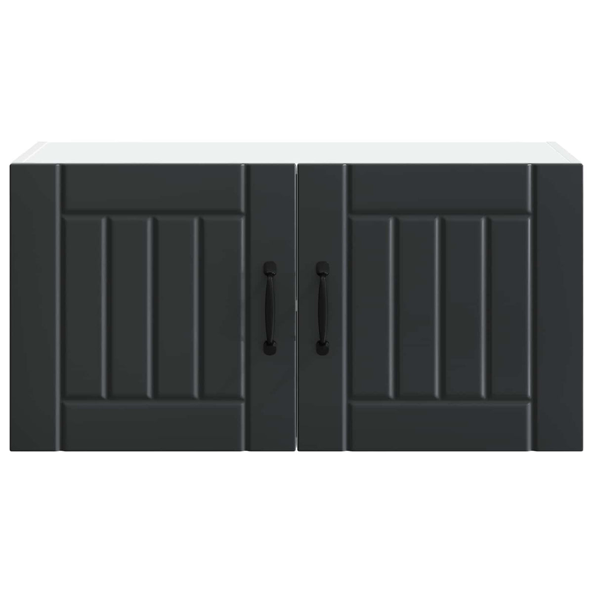 Wall Cabinet LUCCA Black 80 x 31 x 40 cm Engineered Wood