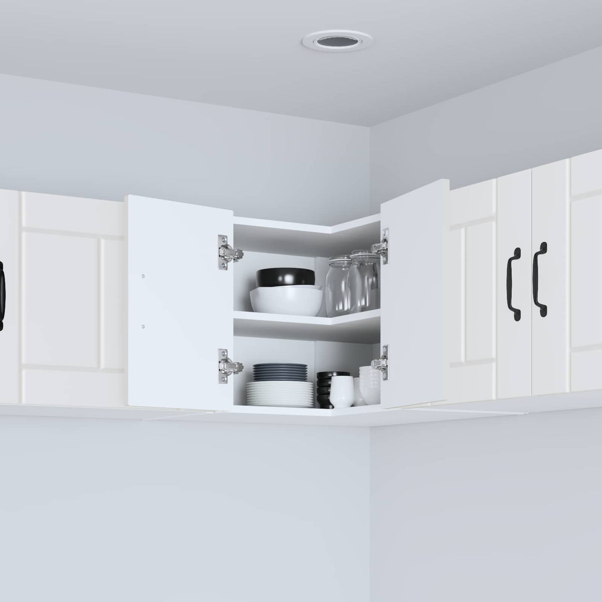 Kitchen Cabinet White 57 x 57 x 40 cm Engineered Wood