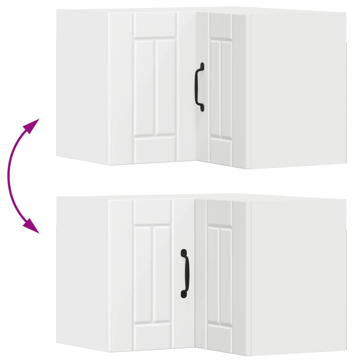 Kitchen Cabinet White 57 x 57 x 40 cm Engineered Wood