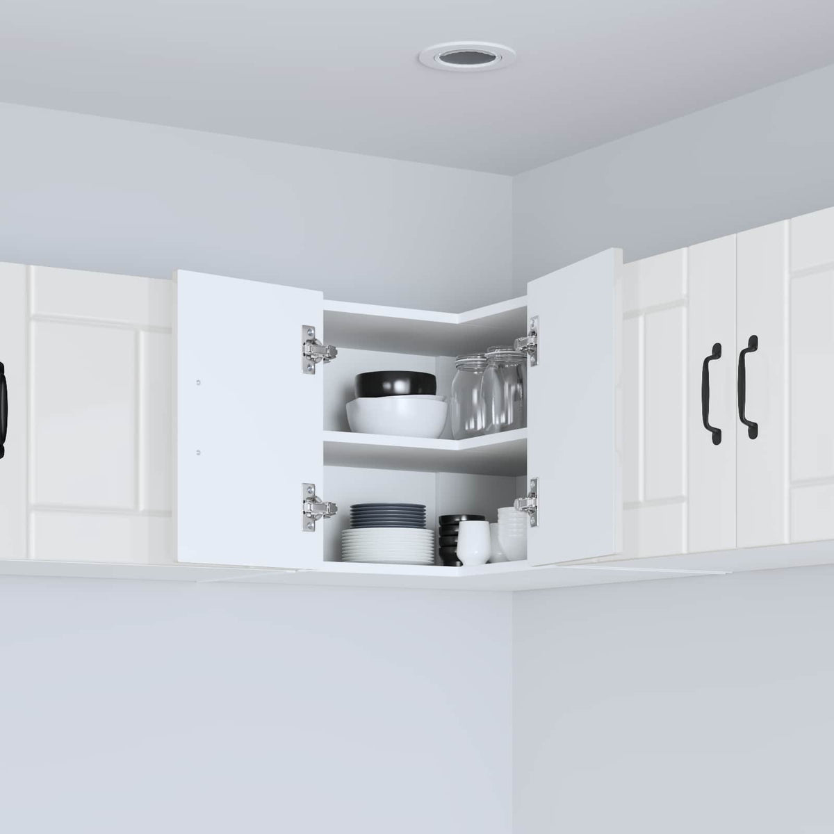 Kitchen Cabinet High Gloss White 57 x 57 x 40 cm