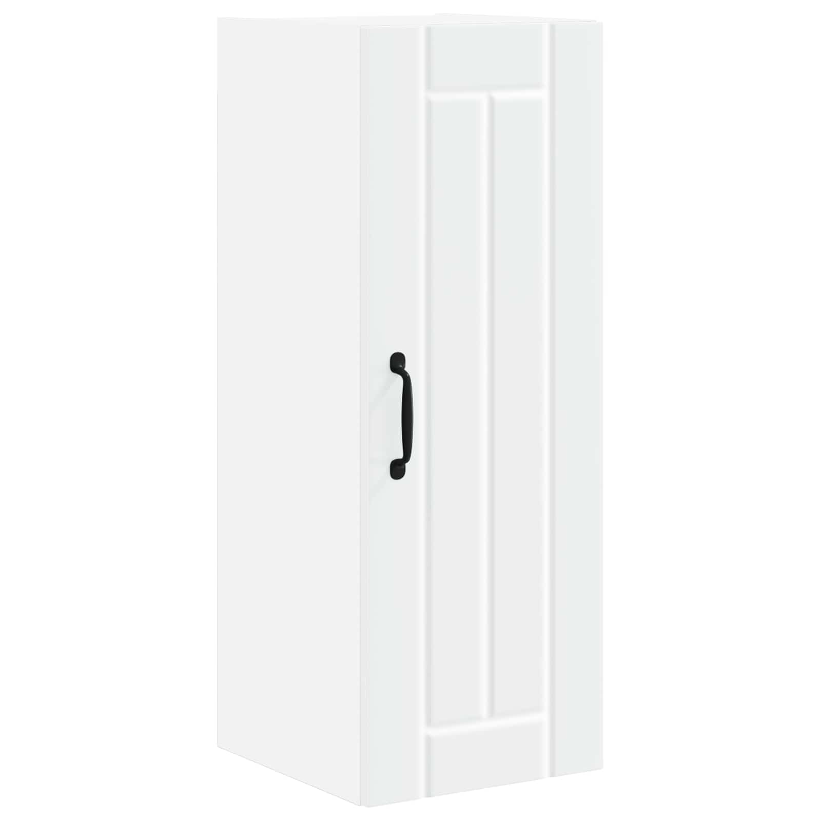 Kitchen Wall Cabinet White 30 x 31 x 80 cm Engineered Wood