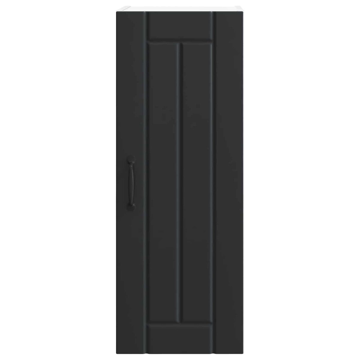 Wall Cabinet LUCCA 2 pcs Black 30 x 31 x 80 cm Engineered Wood