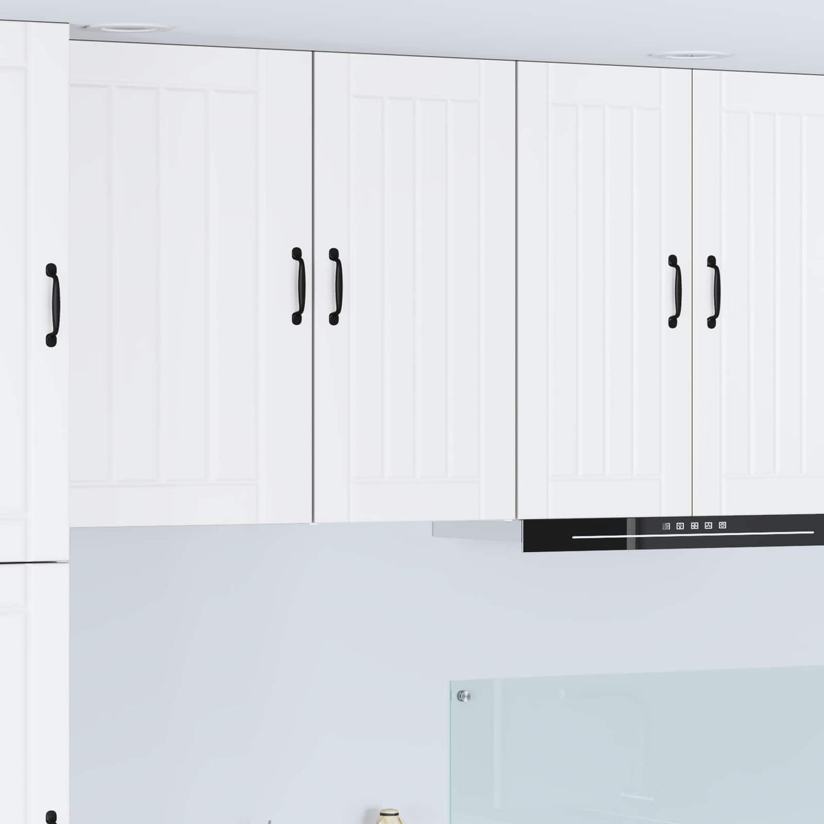 Wall Cabinet LUCCA White 40 x 31 x 80 cm Engineered Wood