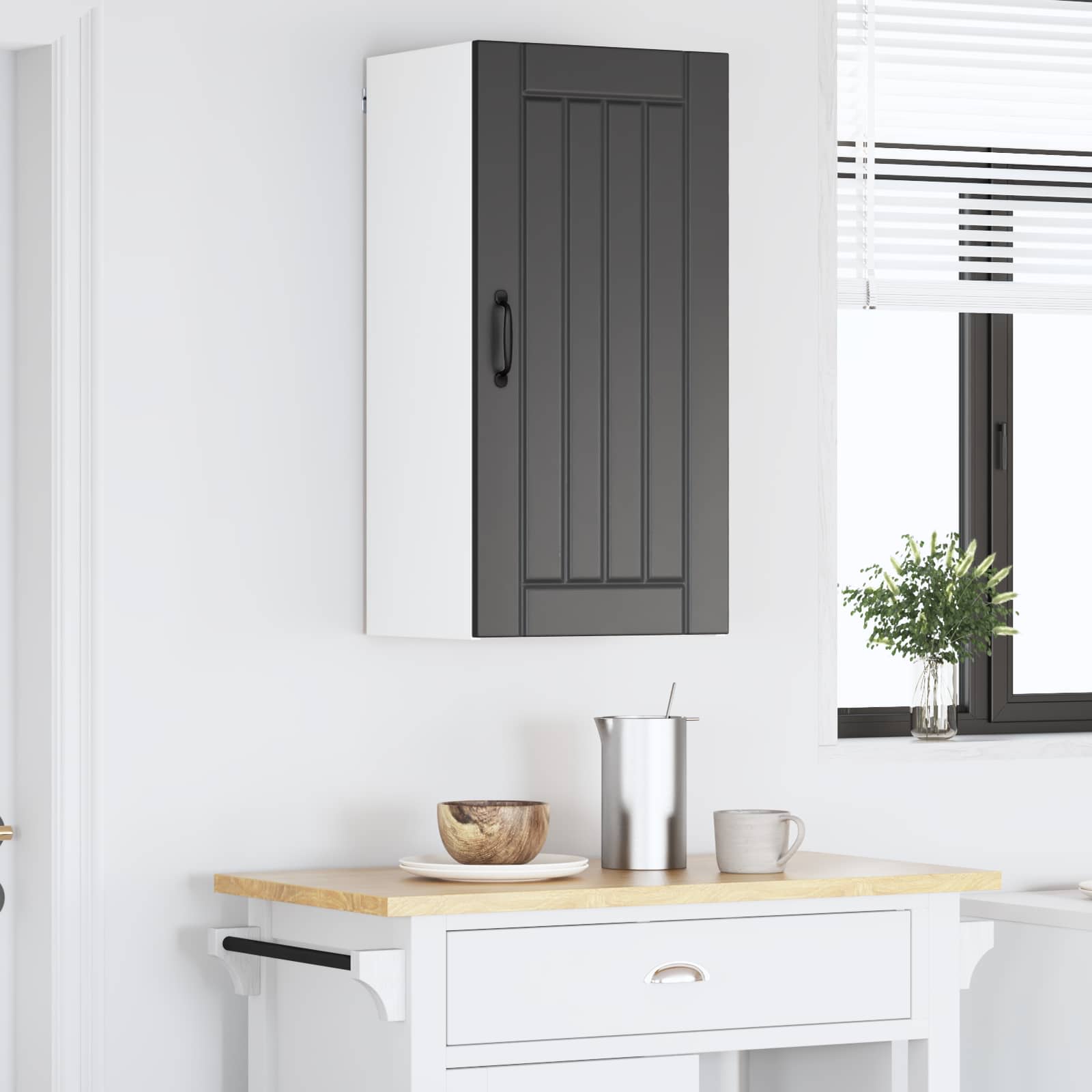Kitchen Cabinet Black 40 x 31 x 80 cm Engineered Wood