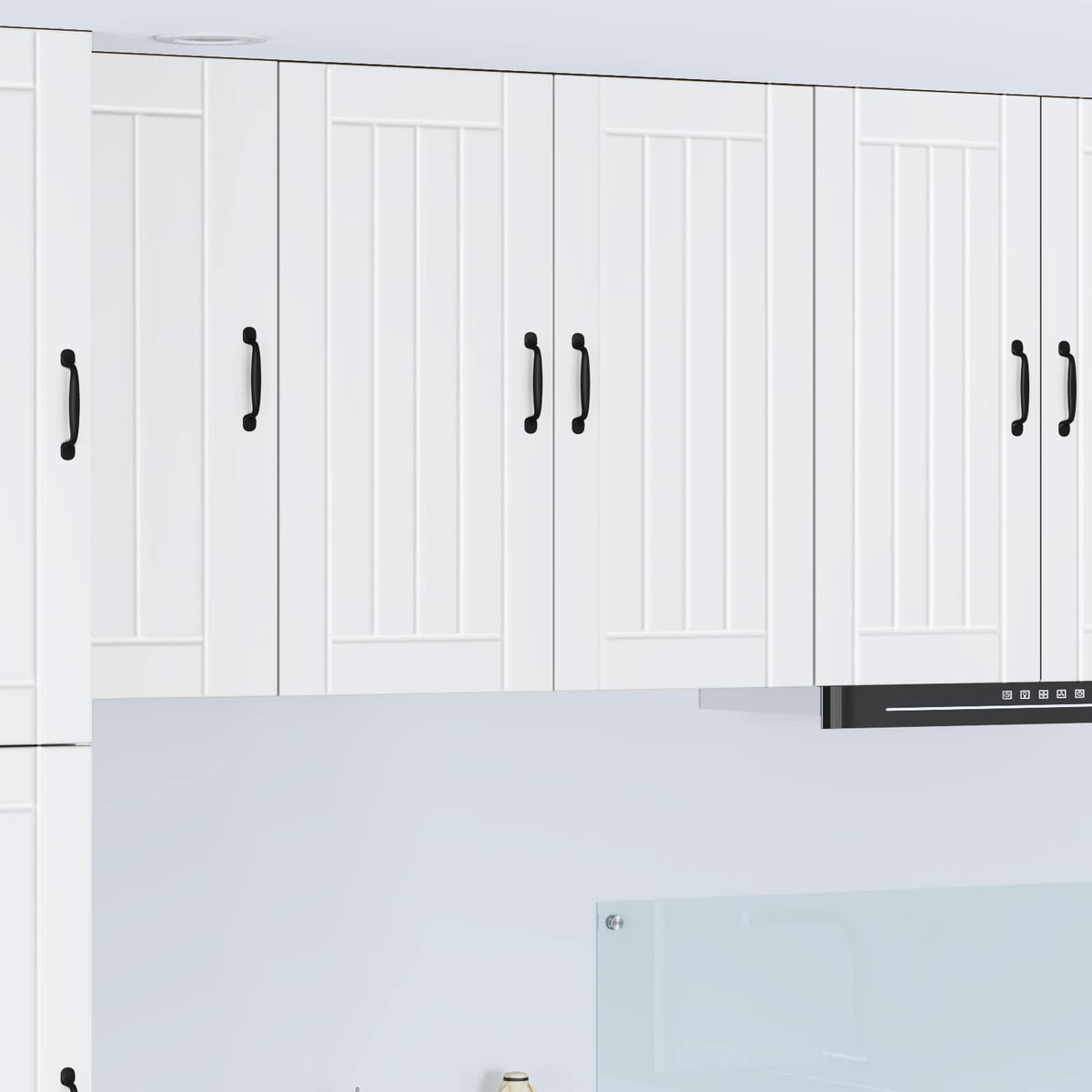 Wall Cabinet LUCCA White 80 x 31 x 80 cm Engineered Wood