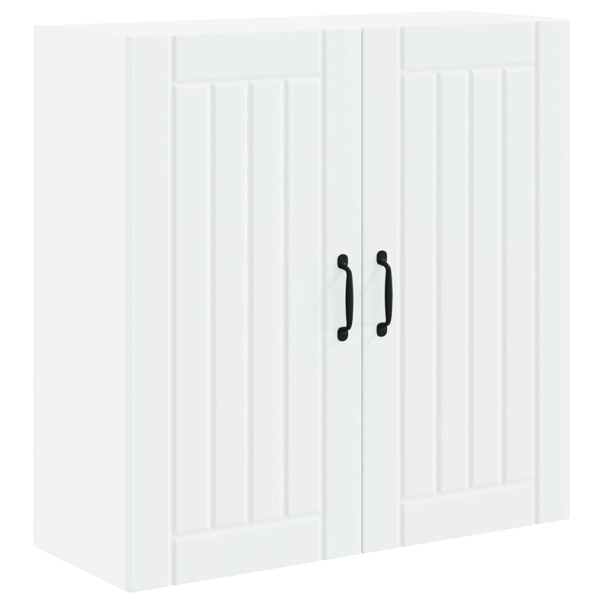 Wall Cabinet LUCCA White 80 x 31 x 80 cm Engineered Wood