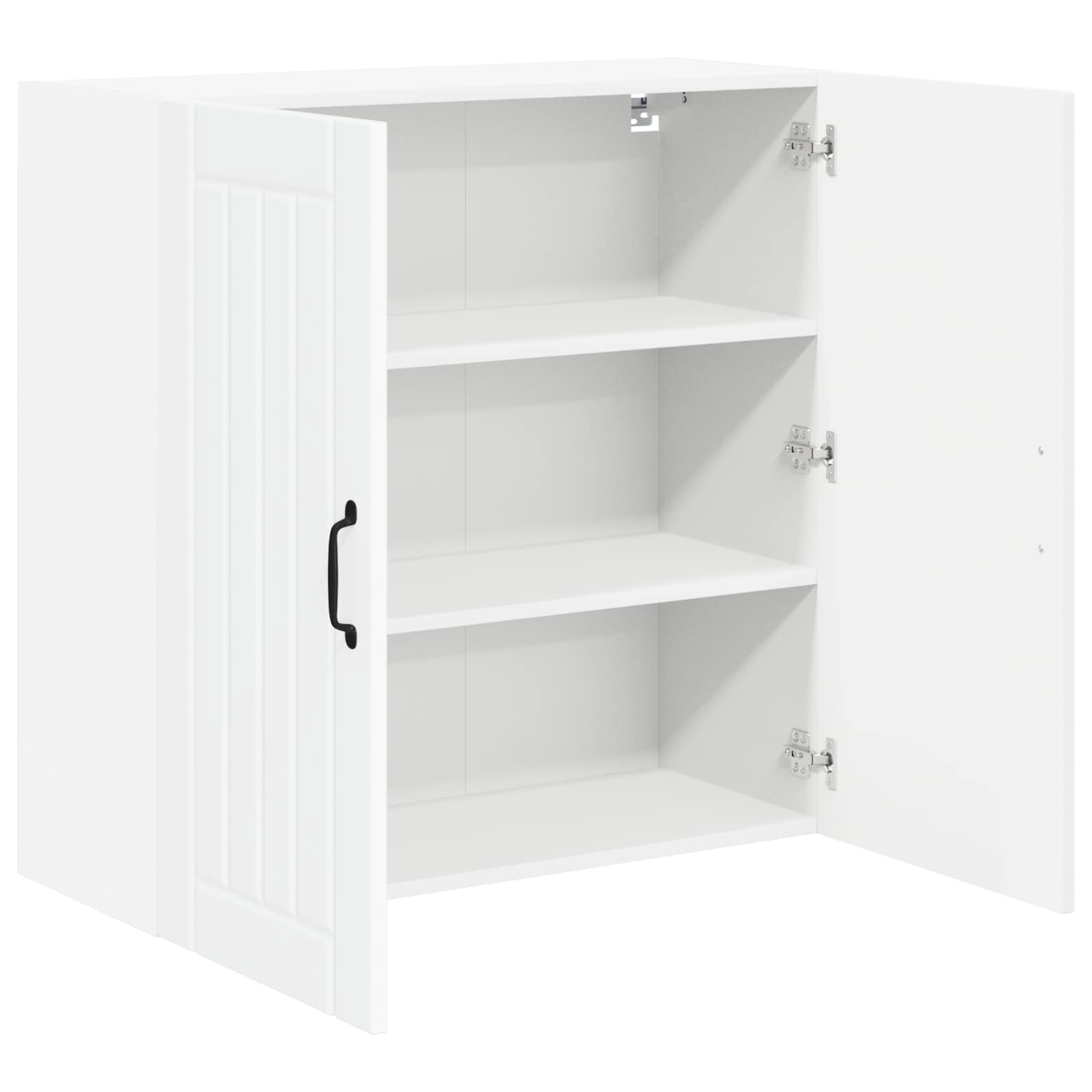 Wall Cabinet LUCCA White 80 x 31 x 80 cm Engineered Wood