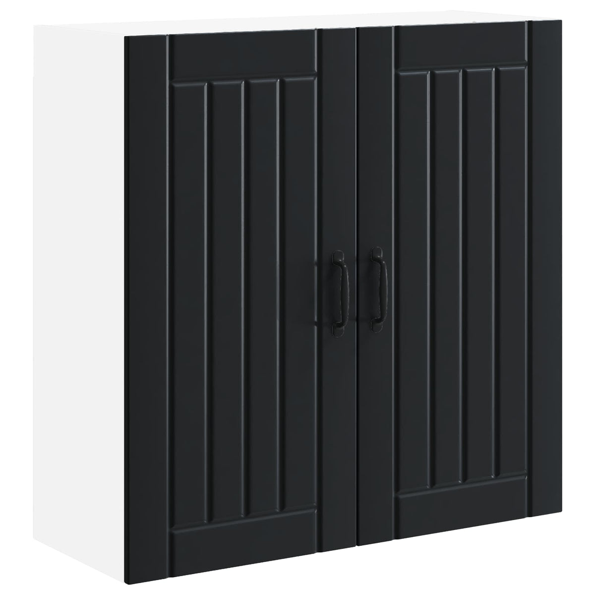 Wall Cabinet LUCCA Black 80 x 31 x 80 cm Engineered Wood