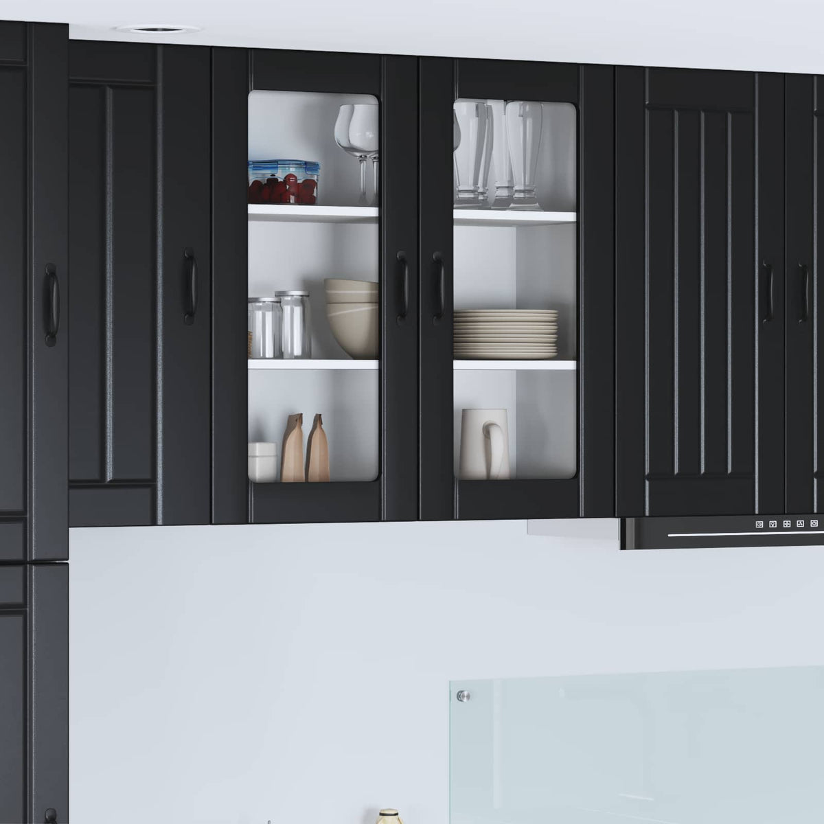 Kitchen Cabinet Black 80 x 31 x 80 cm Engineered Wood
