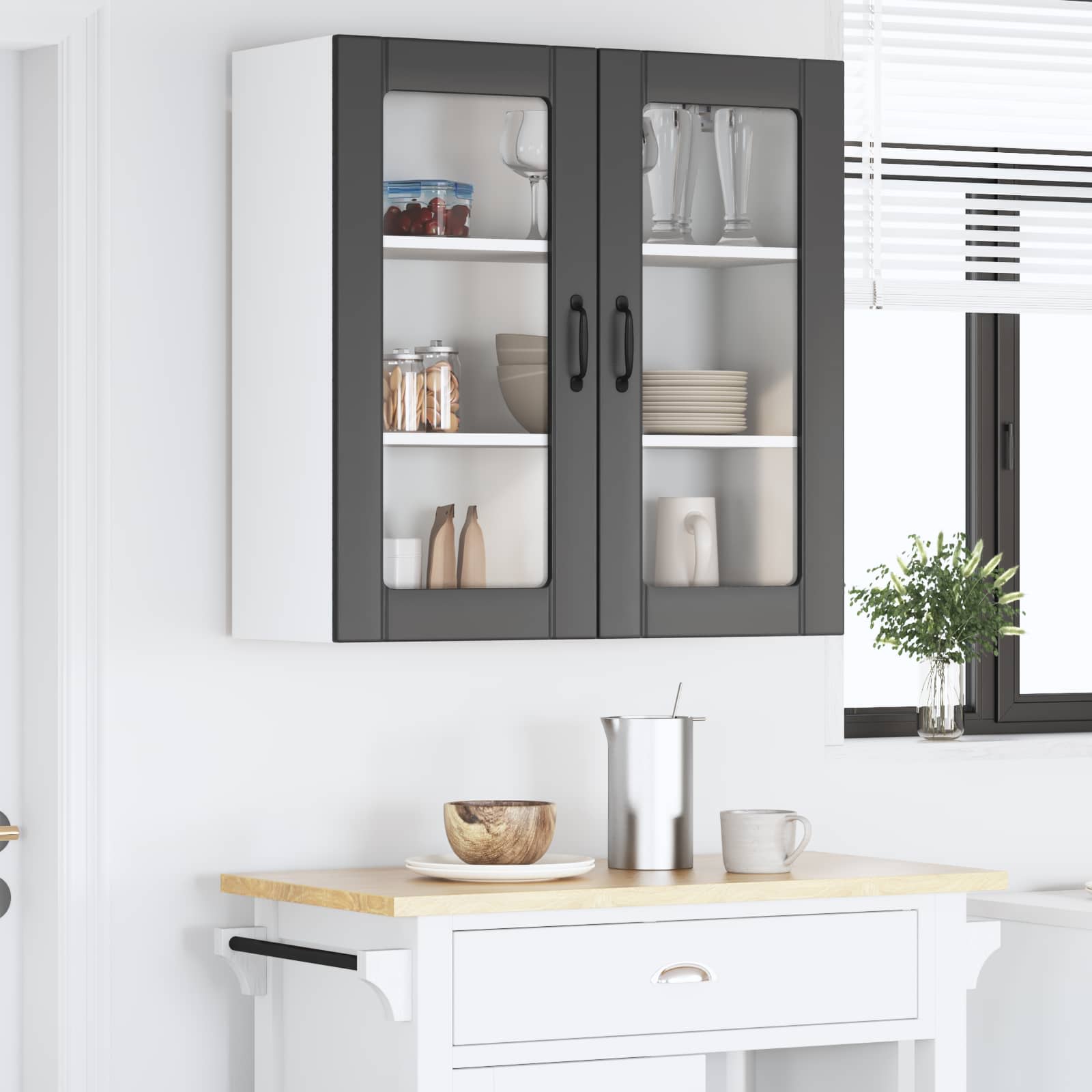 Kitchen Cabinet Black 80 x 31 x 80 cm Engineered Wood