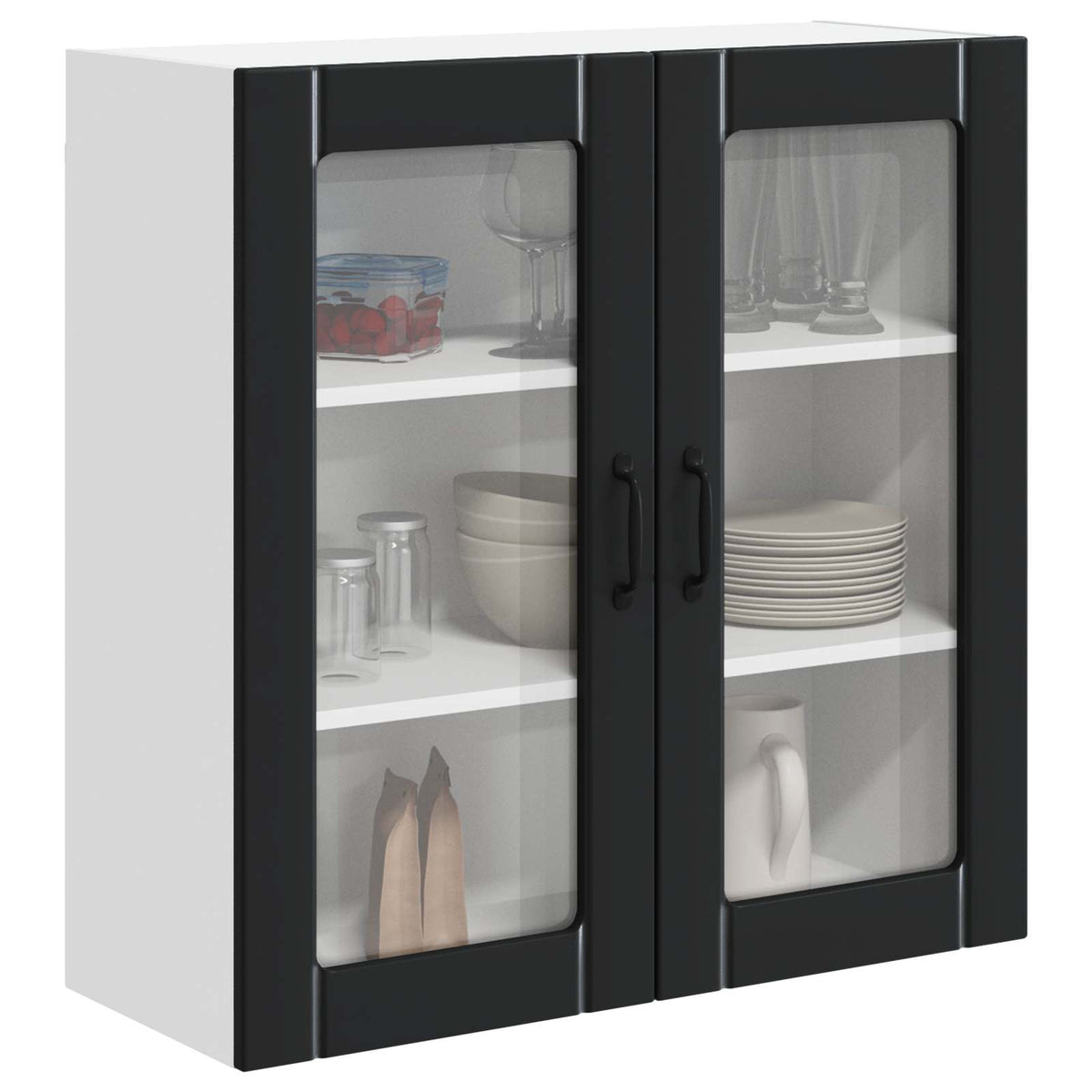 Kitchen Cabinet Black 80 x 31 x 80 cm Engineered Wood