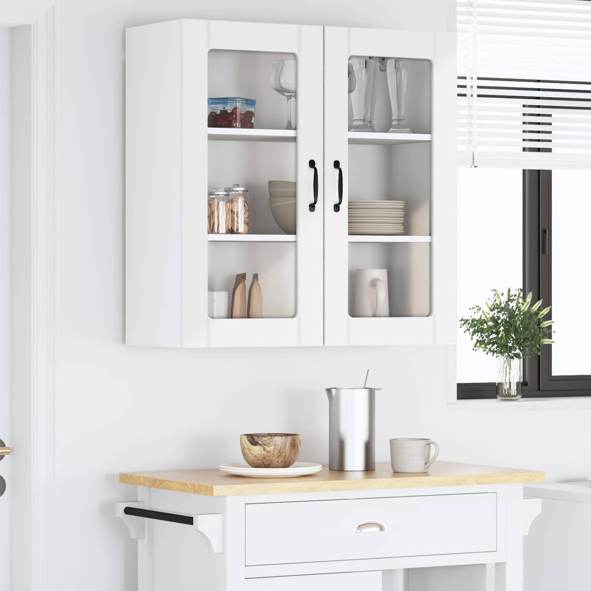 Kitchen Cabinet High Gloss White 80 x 31 x 80 cm